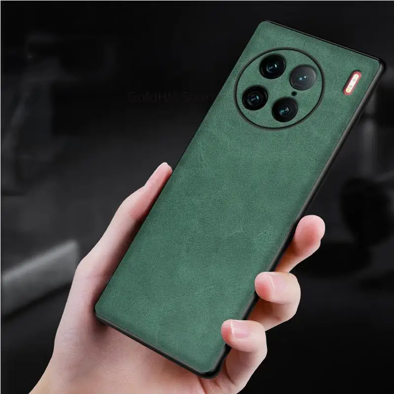 Funda Per Vivo X90 Pro Plus 5G Custodia Per Telefono In Pelle Skin Feel Per Vivo X90 Pro Cover Protettiva Rigida Ultra Sottile Per Vivo X90