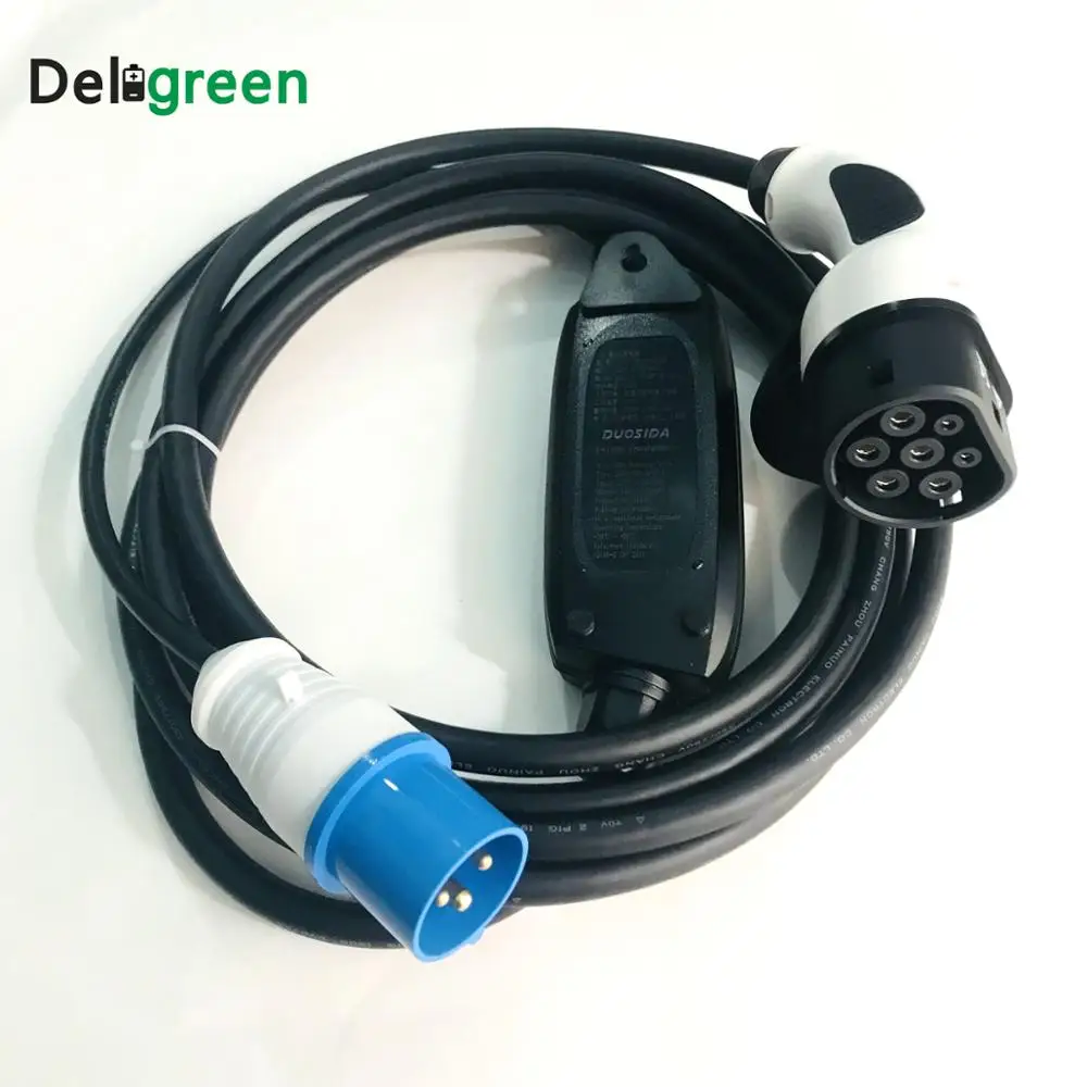 

2018 Duosida 16a Ev Car Manufacturer Portable Charger Type 1 2 Coiled Evse
