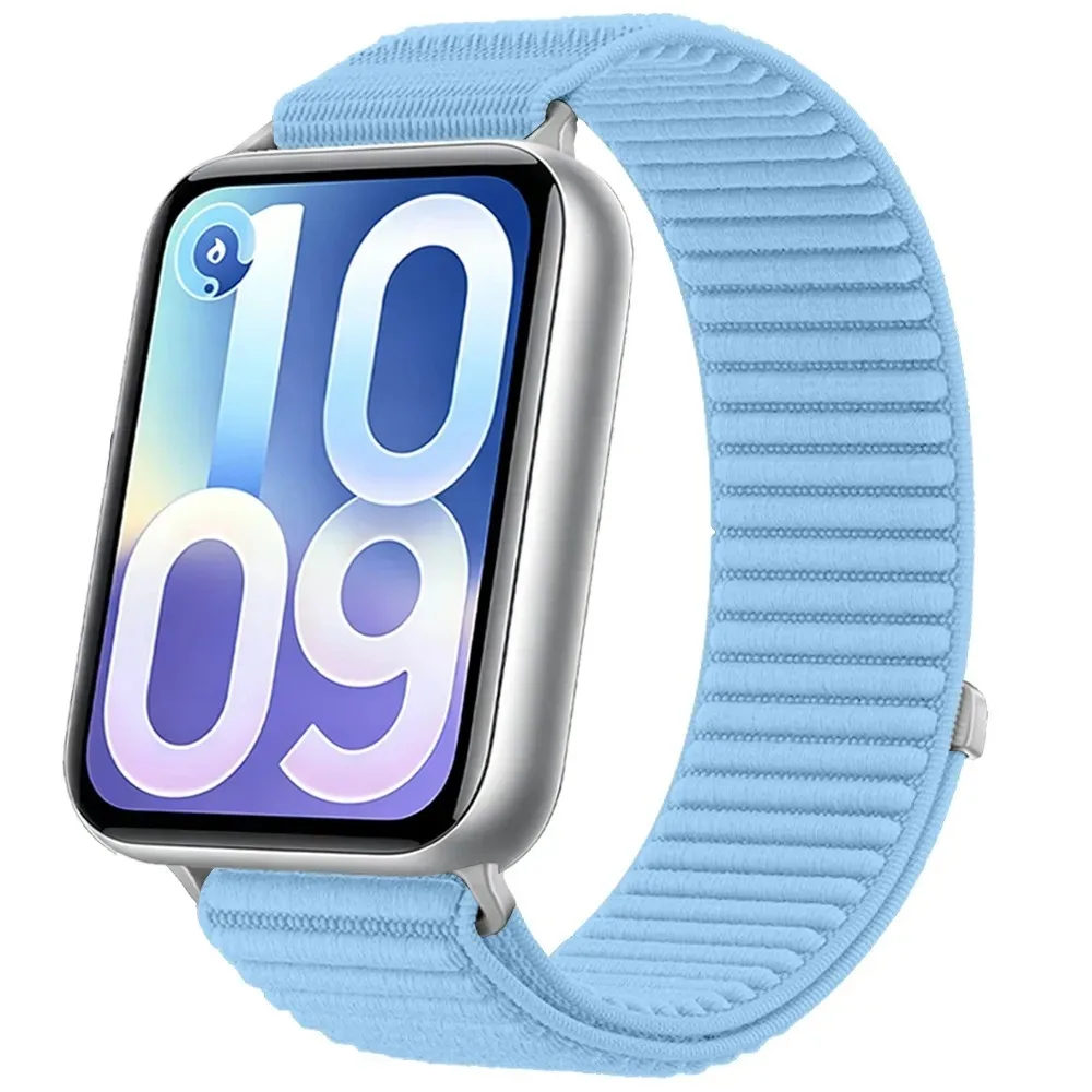Breathable Nylon Loop Wave Braided Strap Wristband