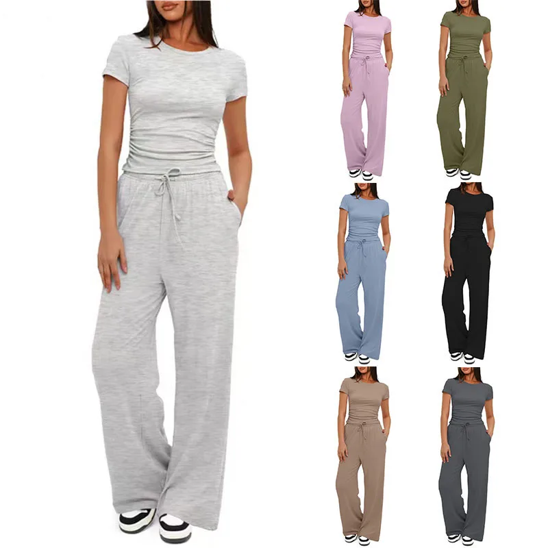 Women's Casual 2-Piece Tracksuit Set - Slim Fit Spring Collection