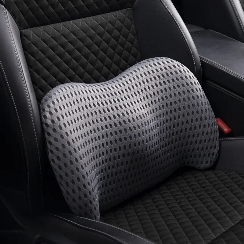 CarDriverPillowMemoryFoamLumbarCushionSeatSupportsCarWaist