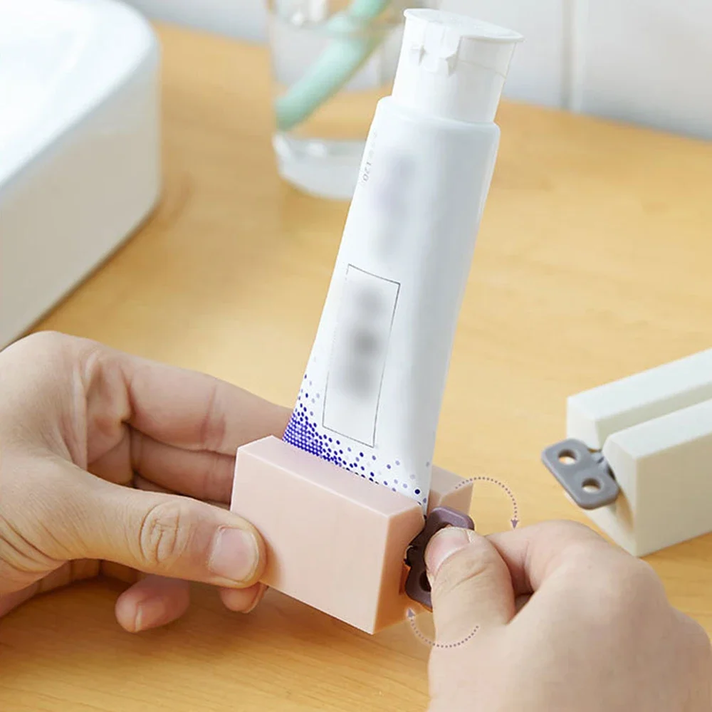 New Lazy Toothpaste Squeezer Face Wash Roller Creative Manual Presses The Magic Squeezer Toothpaste Clip Clamp Bathroom Supplies 6