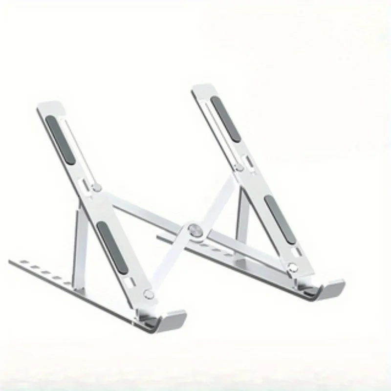 Dual-Layer Adjustable Aluminum Laptop Cooling Stand