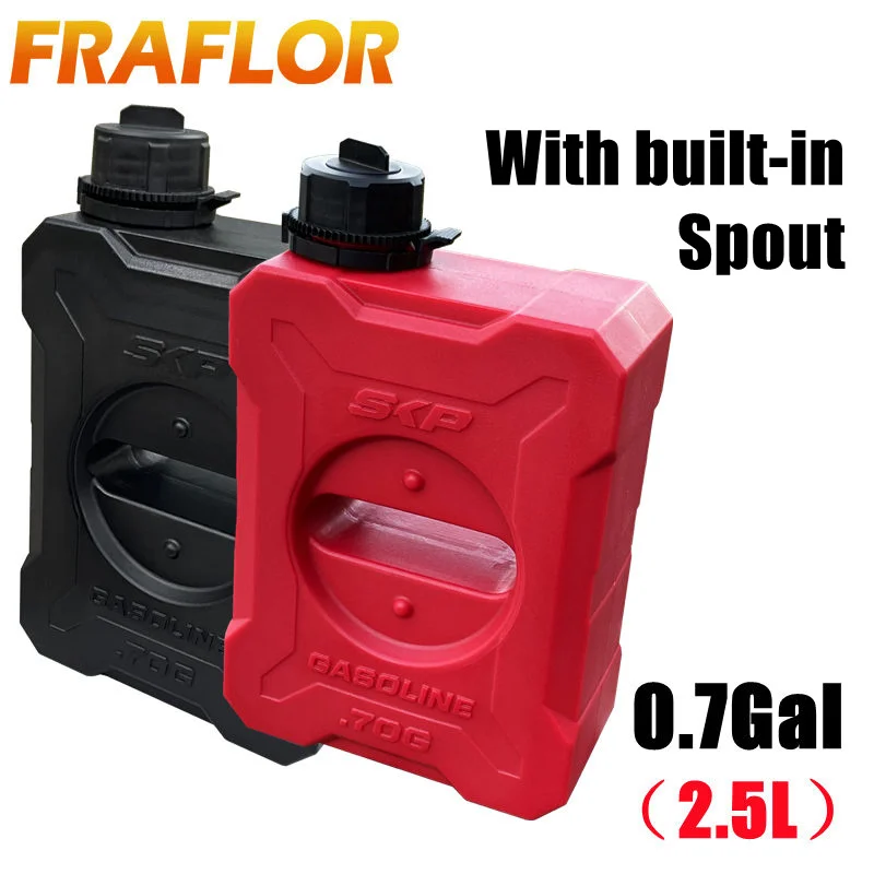 2.5l Mini Fuel Can Jerrican Diesel Tank Oil Drum Motorcycle Utv Container Bucket Jerry Can Atv