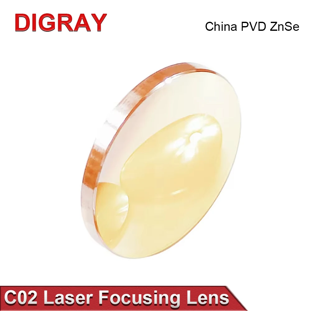 DIGRAY 중국산 Co2 PVD ZnSe 초점 렌즈 직경 12mm18mm19.05mm20mm 초점거리 38.1 50.8 63.5 76.2 101.6mm 레이저 조각 절단 기계용