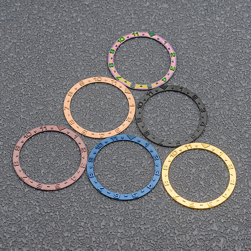 Seiko 38*31.5Mm Rame Orologio Lunetta Inserto Anello 12 Ore Mark Adatto Skx007 Seiko 5 Srpd Submariner Uomini Custodia Subacquea Sostituire Le Parti