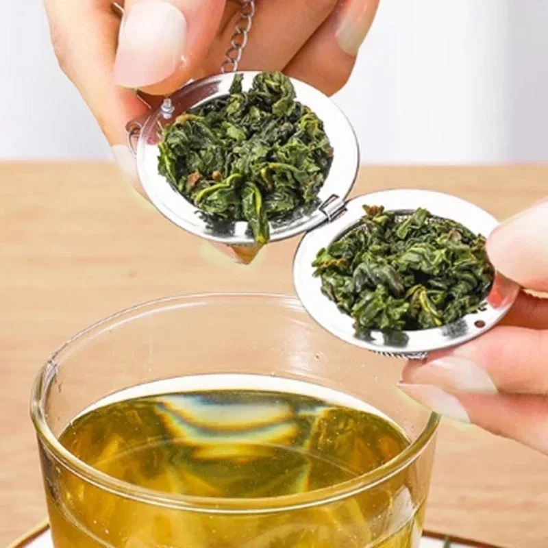 5 Size Stainless Steel Tea Infuser Sphere Locking Spice Tea Ball Strainer Mesh Infuser Filter Strainers Kitchen Accessories tea infuser tea strainer tea filter