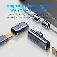 USB4.0 Thunderbolt3 Magnetic Adapter USB C To Type C 40Gbps 100W Fast Charging Magnet Converter Cable 8K@60Hz USB Type C Adapter - Image 6
