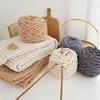 4PCS 400g DIYSoft Ice Strip Line CottonYarn Chenille Knitting Yarn DIY Wool Yarn for Handmade Knitting Blanket Scarf ThickThread 3