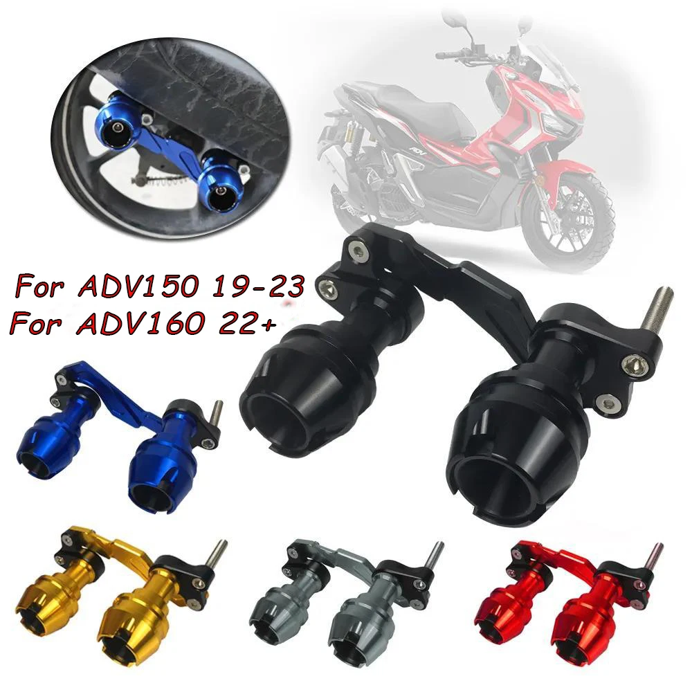 

Противоударная Накладка для ADV150 ADV160 2019 2020 2021 2022 2023, протектор для выхлопной трубы, регулируемые выхлопные трубы, ползунки, защита от падения