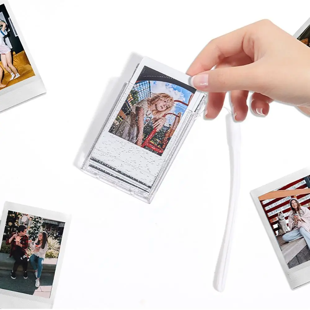 3 inch Photo Album Photocard Holder Transparent Giltter Photos Storage Box Instant Camera Name Card Photo Frame Collection Case photo album,photocard protector,photocard holder,photo card holder
