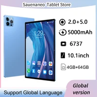 Sauenaneo 2024 New Original 10.1-inch Android Tablet 4GB RAM 64 ROM Supports 3G Call 5GWIFI Portable PC Tablet 5000mAh Android11