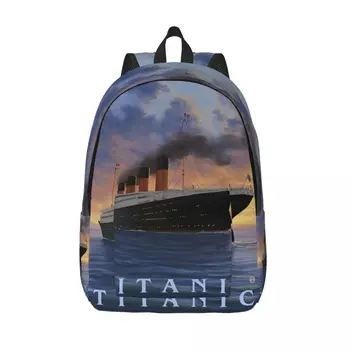 Titanic Romantic Movie Backpack for Men Women Fashion Student Business Daypack Love Story Ocean Laptop Shoulder Bag with Pocket 1