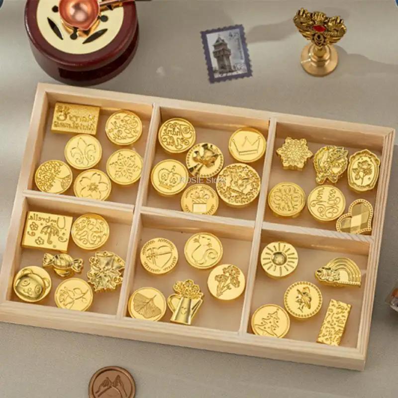 Elegant Elk Stamp Wax Sealing Kit - Vintage DIY Art & Craft Supplies