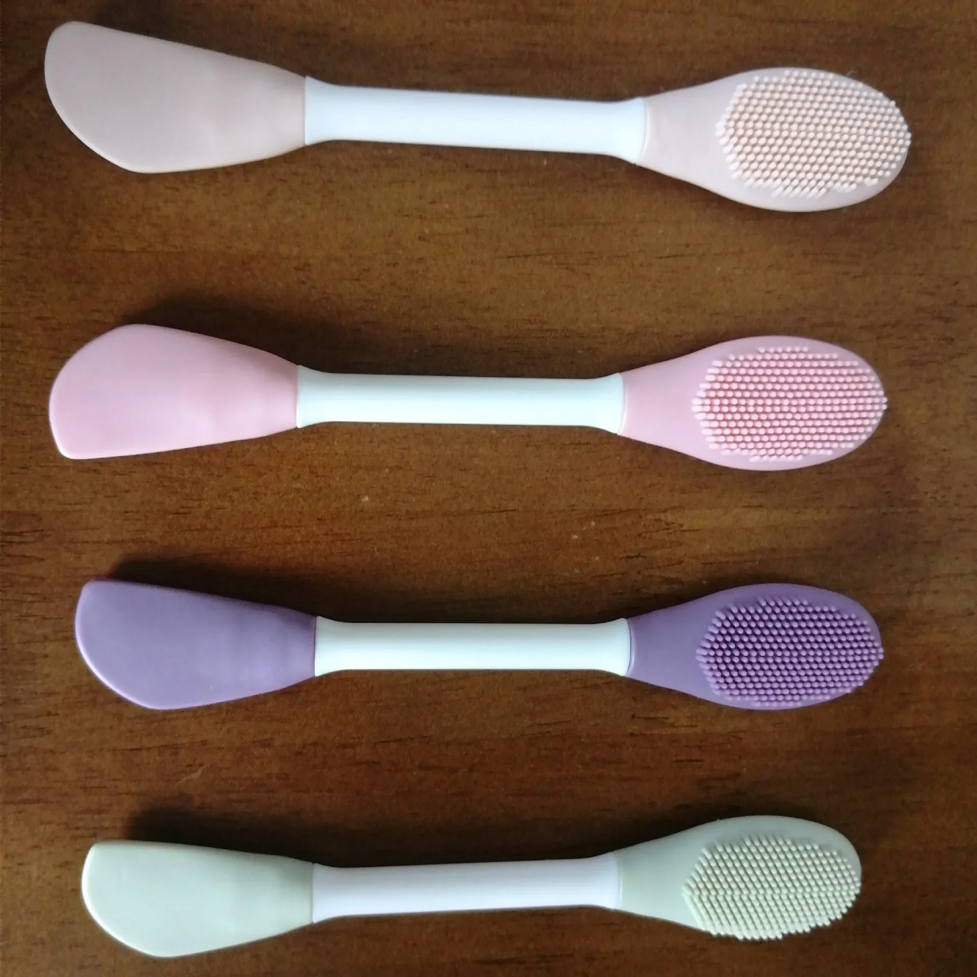 New Double-Headed Silicone Facial Mask Cleaning Brush Exfoliating Wash Brush For Face And Body Cleansing And Exfoliation