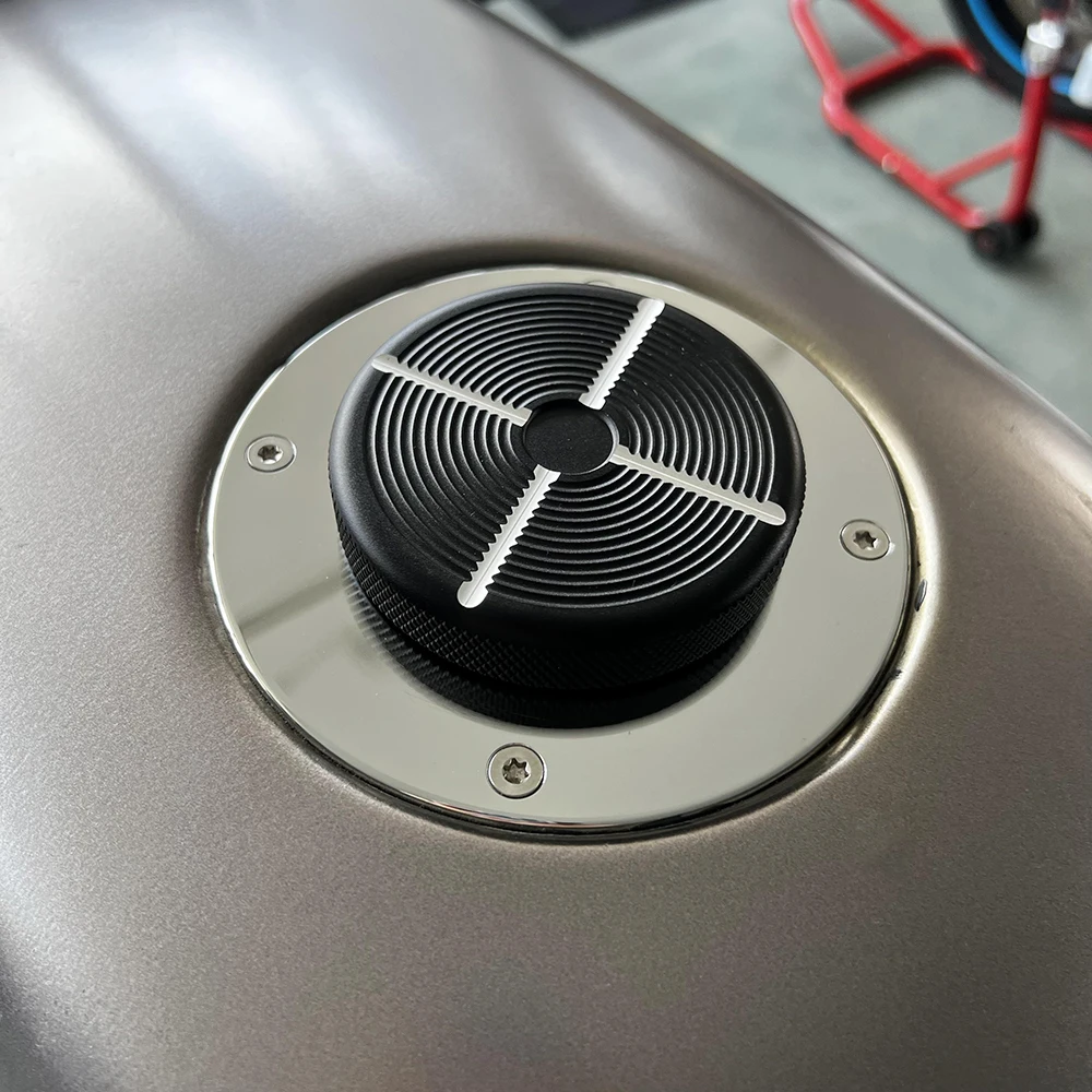 Motorrad Tankdeckel Zubehör Aluminium Tank Gas Abdeckung für BMW K75 K100  K100LT K100RT K100RS - AliExpress