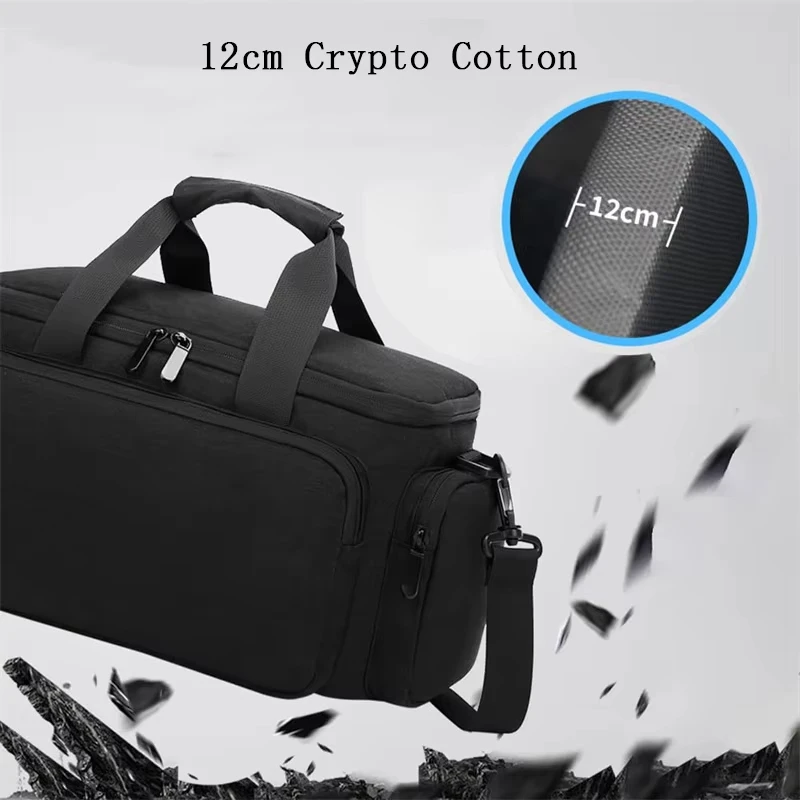 Borsa da Viaggio per Fotocamera DSLR Nikon Canon Sony Impermeabile Antiurto per Fotocamera Mirrorless con Divisori Rimovibili e Tracolla - immagine 5