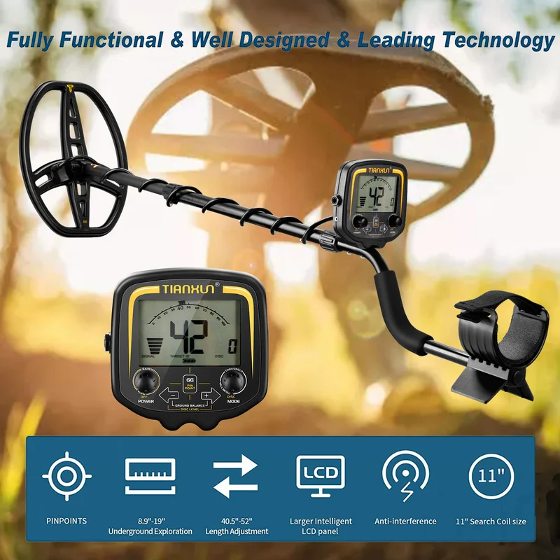 Professional Underground Metal Detector TX-850 Gold Digger