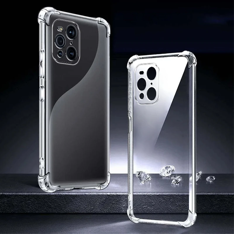 Shockproof Transparent Silicone Cover