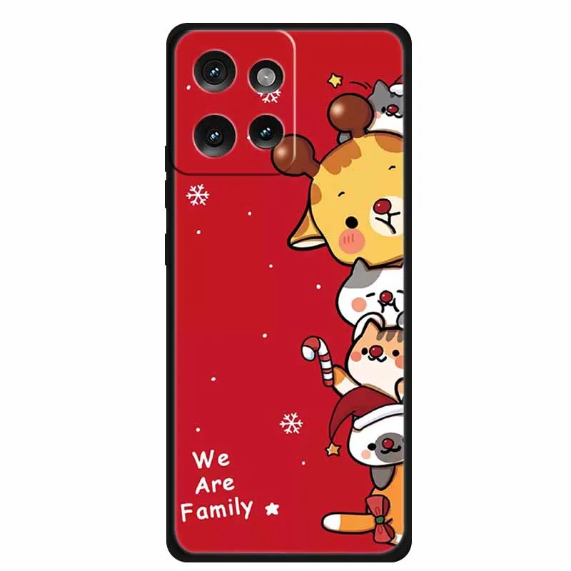 Festive Holiday Silicone Case - Soft TPU Protective Cover with Christmas Design