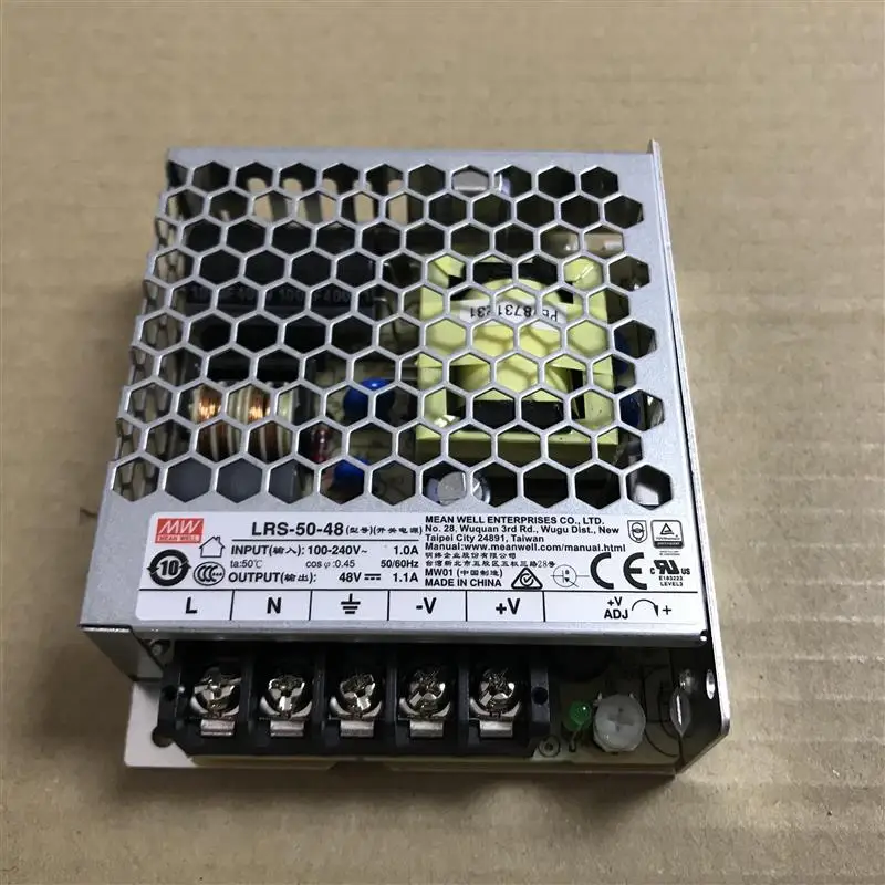 Meanwell 전원 공급 장치 LRS-50 LRS-50-3.3 LRS-50-5 LRS-50-12 LRS-50-15 LRS-50-24 LRS-50-36 LRS-50-48 50W