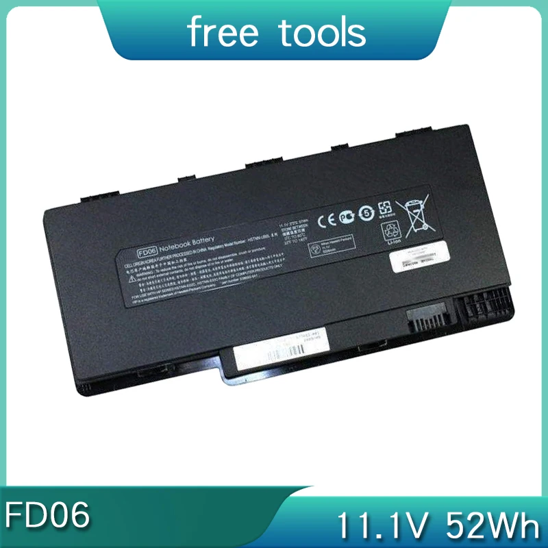 Новый аккумулятор для ноутбука FD06 11,1 В 5200 мАч для HP Pavilion dm3 1000 Series 538692-351 541 HSTNN-DB0L DBCL E02C E03C OB0L UB0L VG586AA