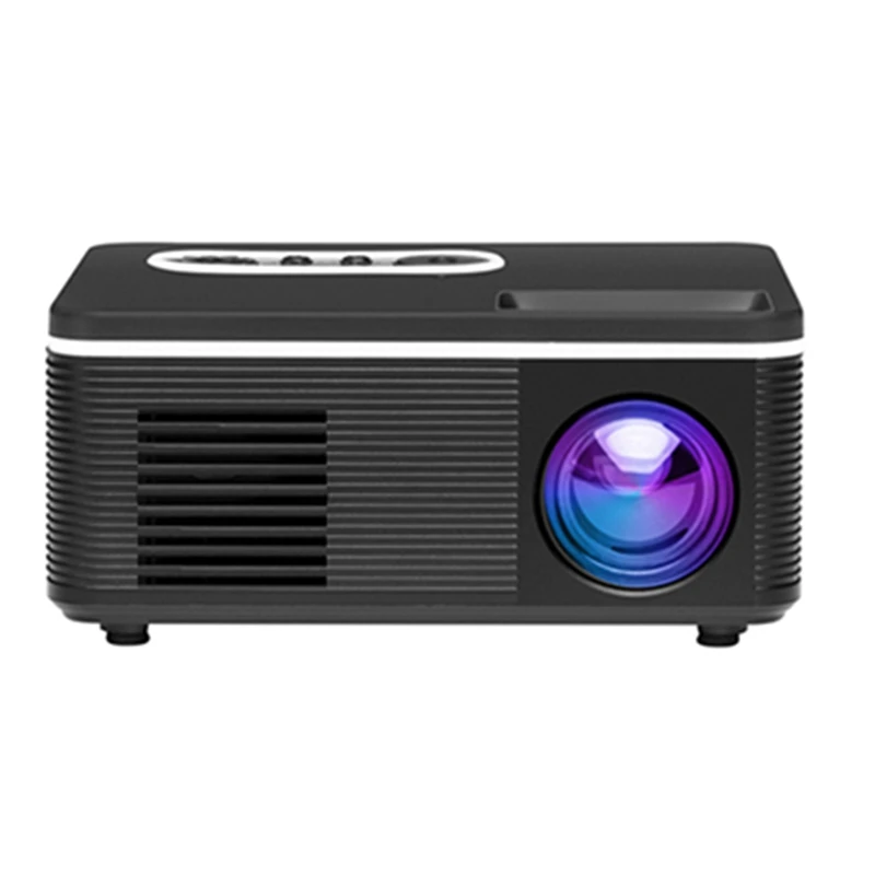 미니 LED 휴대용 프로젝터, 홈 시어터용, 1080P, 와이파이, 풀 HD, 안드로이드 보정, EU 플러그