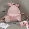 Cute and fashionable mini toddler backpack with versatile plush bow small travel girl backpack suitable for girls 2