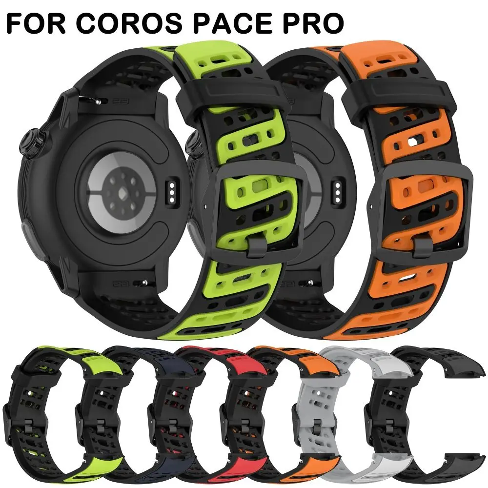 Silicone Dual-Color Watch Strap Replacement - Smart Watch Accessories Wristband