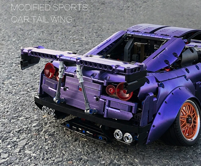 1:10 Nissan GTR MOC Super Racing Sport Car Building Blocks, 49% OFF