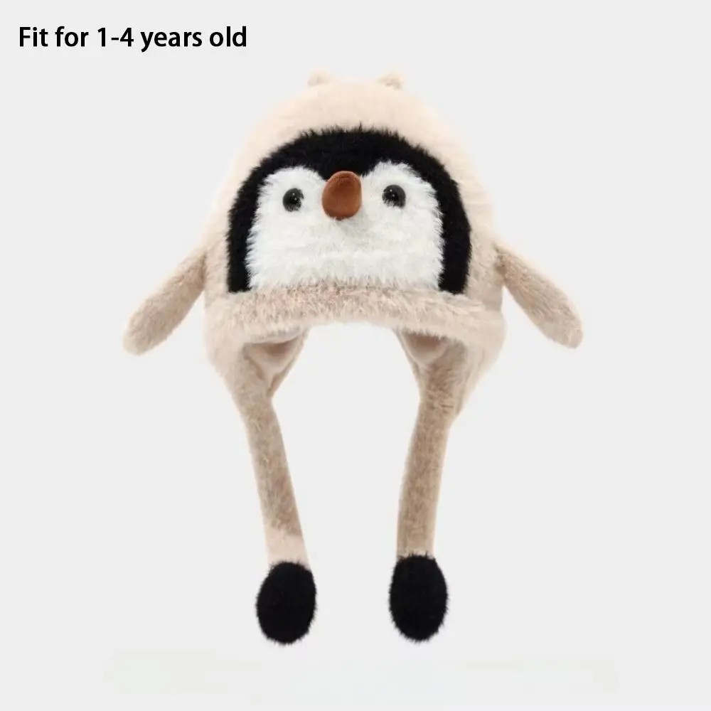 New Cute Cartoon Balaclava Hat Windproof Cold Proof Pullover Hats Warm Thickned Ear Protection Cap Children