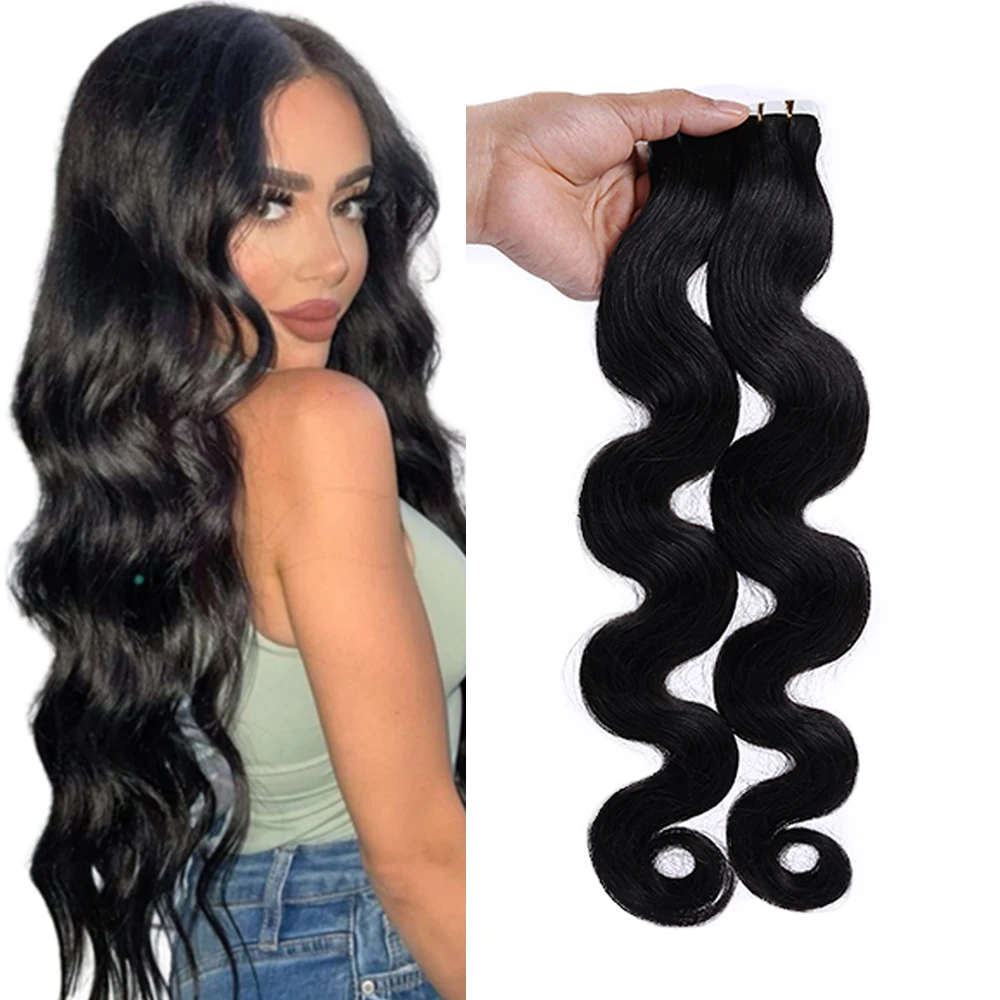 tape-in-human-hair-extensions-body-wave-50g-100g-tape-in-extensions-natural-black-human-hair-glue-in-hair-extensions-14-24inch