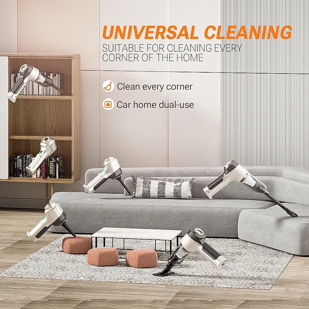 2026 SZUK Car Vacuum Cleaner One-click Dust Pouring Mini Vacuum Cleaner 18000PA Portable Handheld Vacuum Cleaner for Car Home 6