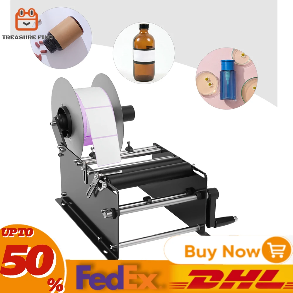 MT30 Manual Bottle Labeling Machine for Cans and Bottles