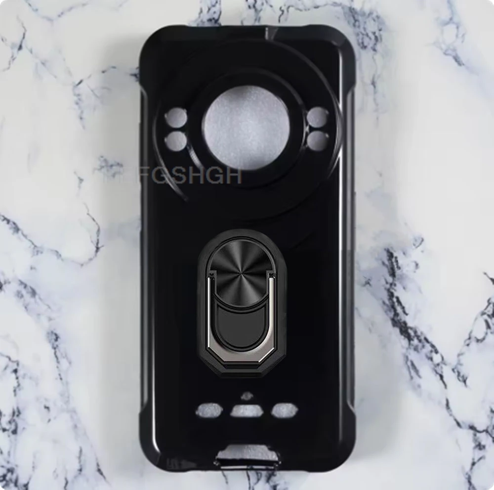 Durable Ring Holder Bracket Phone Case with TPU Soft Silicone Cover - 5.99