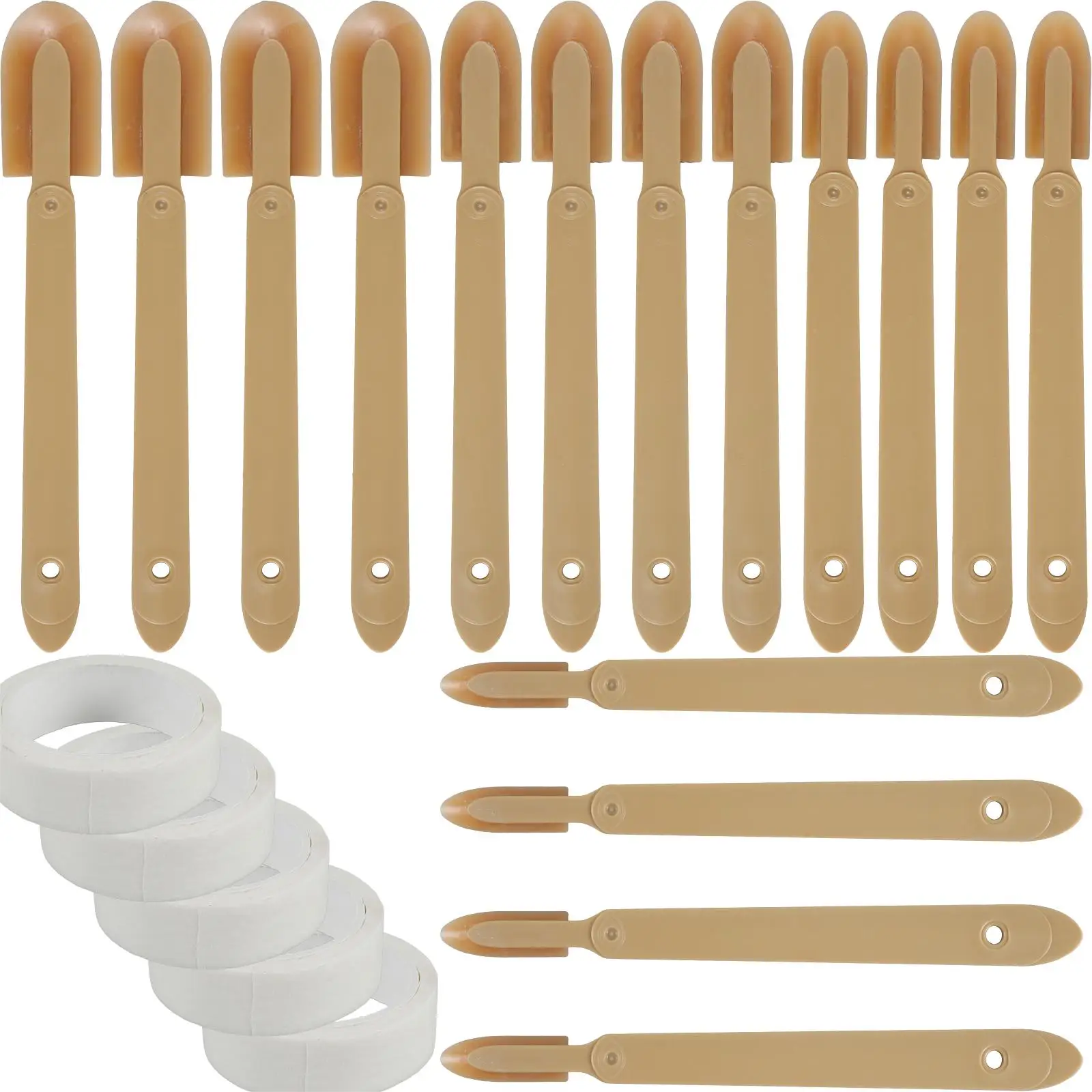 Caulking Tools 17Pcs Rubber Caulking Tool Kit Rubber Caulk Finishing Tools Grout Sealant Caulking Applicator Spatula Smoothing Tool for Window