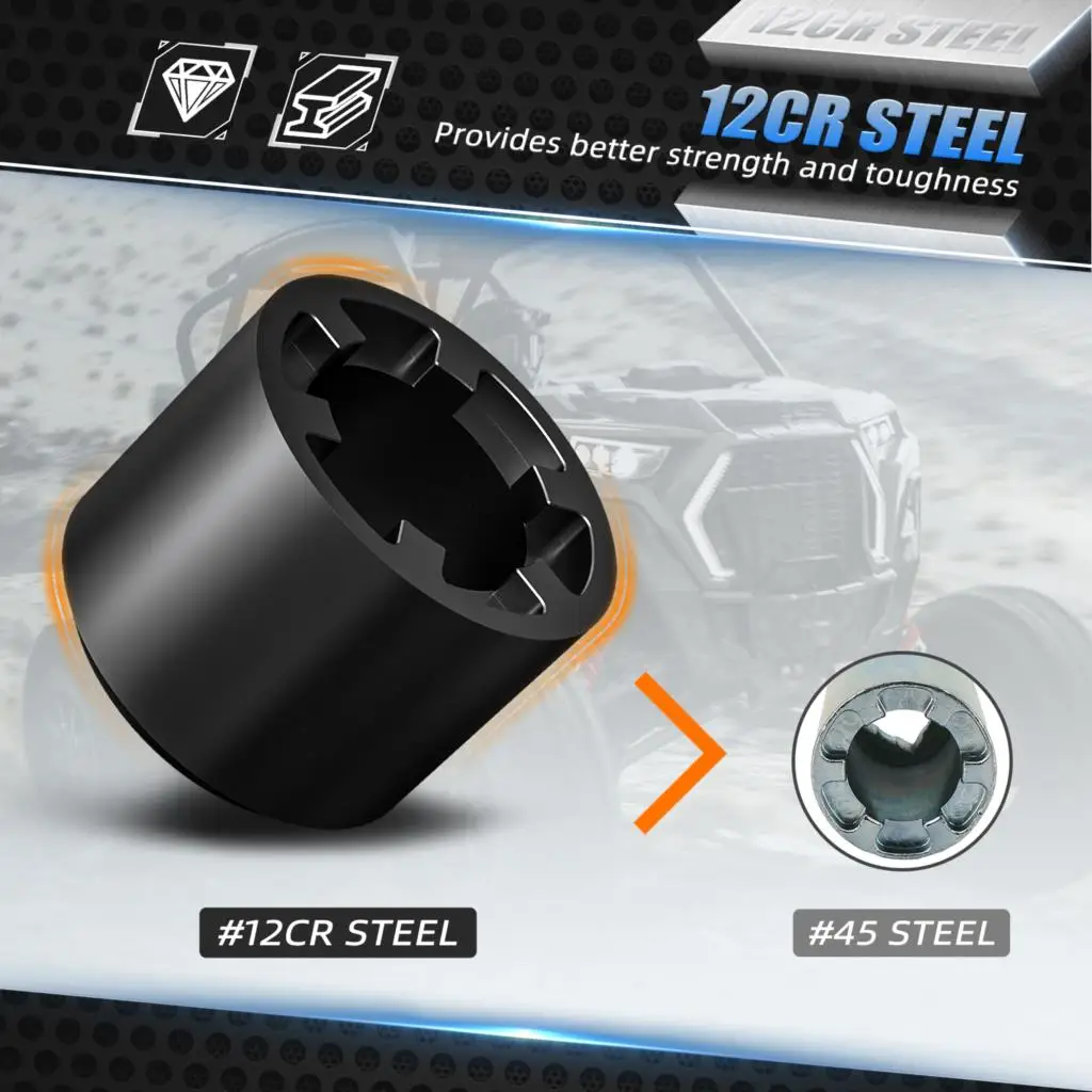 NICECNC For Polaris RZR XP turbo Primary Clutch Spider Nut Socket UTV