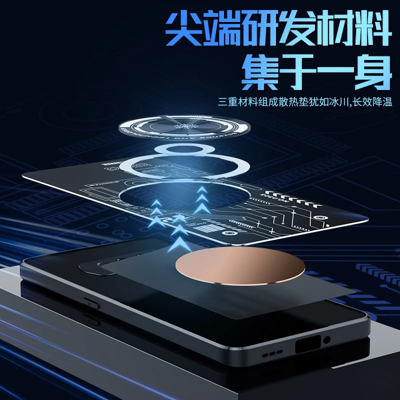 Aluminum Alloy Heat Dissipation Case for Blackshark 4 Pro Cases Graphene Cooling Red Copper Metal Cover Black Shark 4 Pro Funda