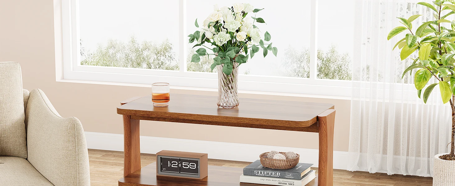 Tribesigns narrow side table