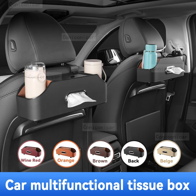 SEAMETAL Car Seat Storage Bag Auto Organizer Multifuntional Handbag Holder  With Cup Holder,Tissue Box Stowing&Tidying Accessorie - AliExpress
