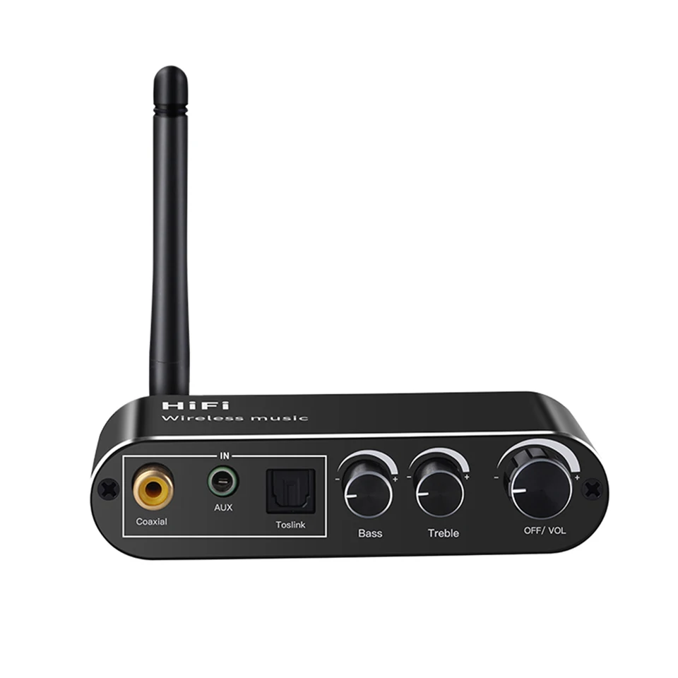 Convertisseur Audio numérique-analogique DAC Spdif, Signal Coaxial optique  vers amplificateur AUX 3.5MM, décodeur récepteur Compatible Bluetooth