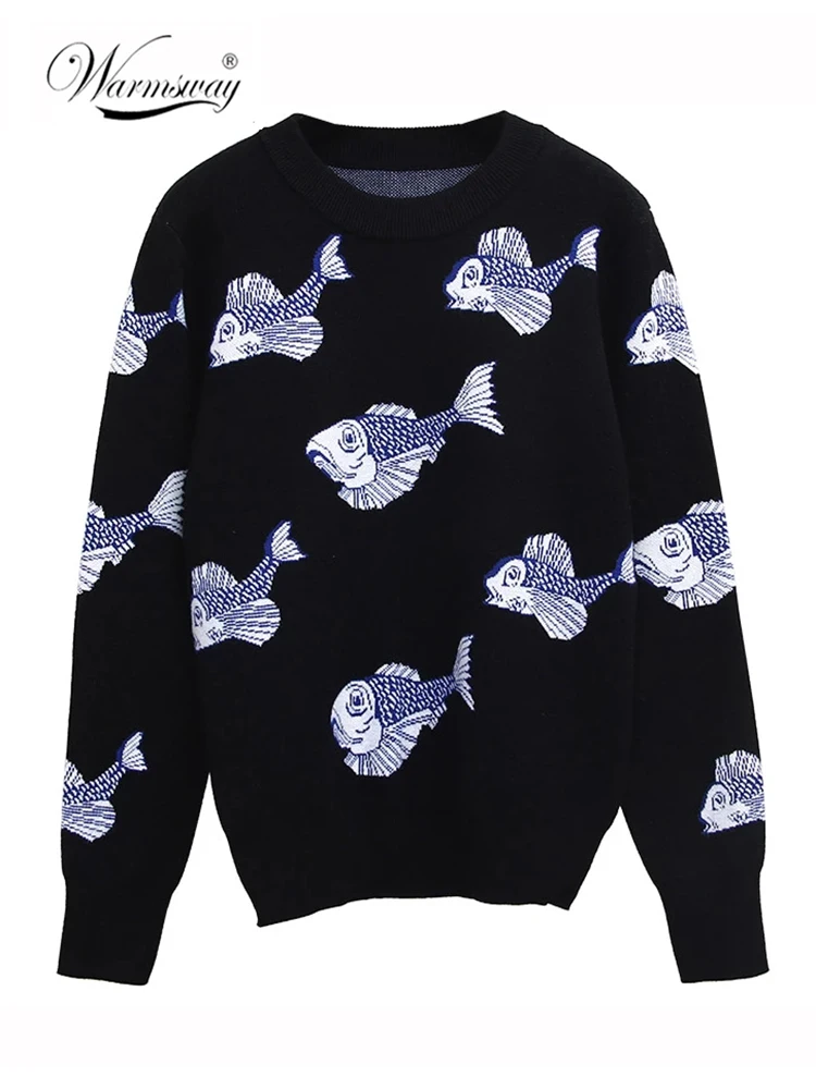 Женский трикотажный свитер пуловер с длинным рукавом Осень-зима C-244 | Женская