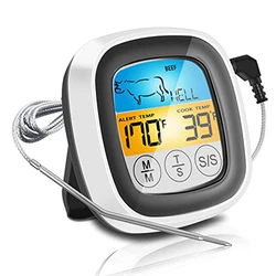 Stainless Steel Digital Kitchen Thermometer with Sensor Probe (NORMAL MODEL)