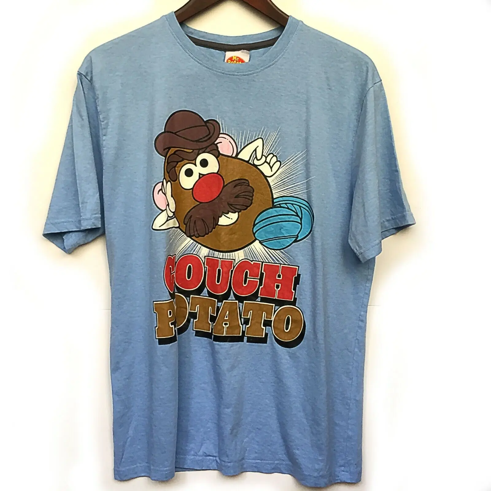 Divano Potato Mr. Potato Head 2013 Blu T-Shirt Da Uomo Poly Medium