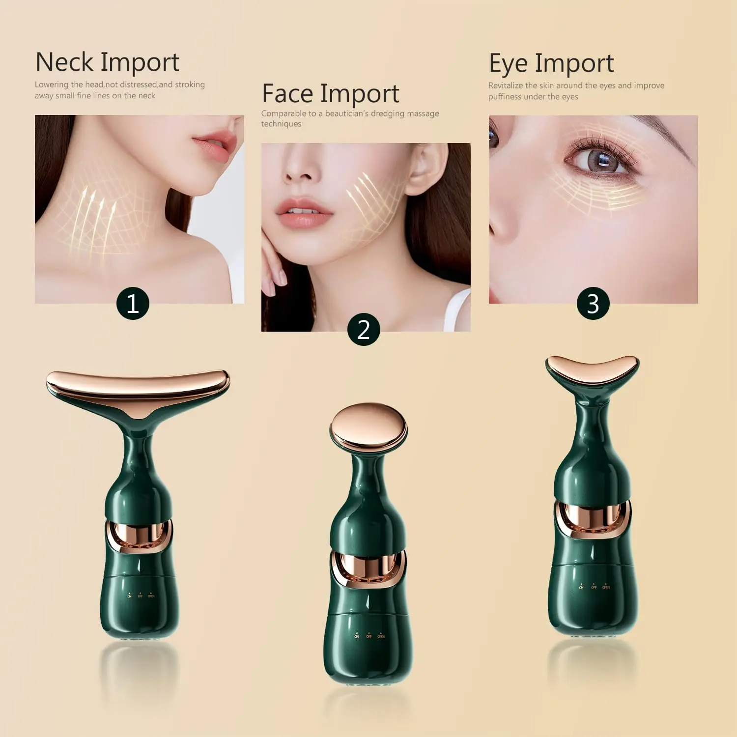 Home Electric Facial Beauty Device Slimming and Skin Rejuvenation Lifting and Firming Face Eye Massager Beauty Tool,facial massager,face massager