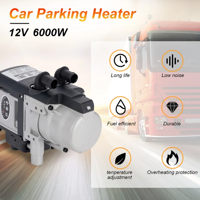 12V Gasoline Air Heater with Wireless Remote Control LCD Monitor
