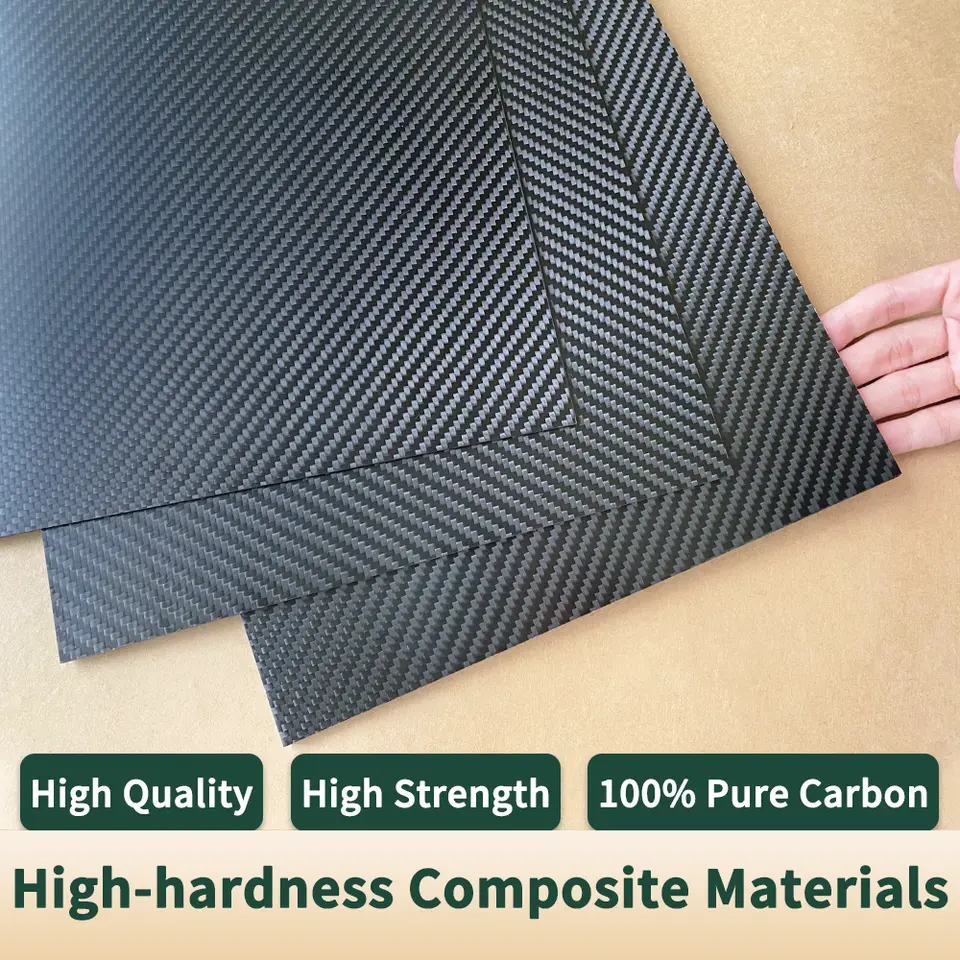 1pcs 200x300mm 3k Carbon Fiber Board Plate&Sheet Thickness 0.5 1.0 1.5 2.0 2.5 3.0 4.0 5.0 6.0mm Pure Carbon Composite Material image 4