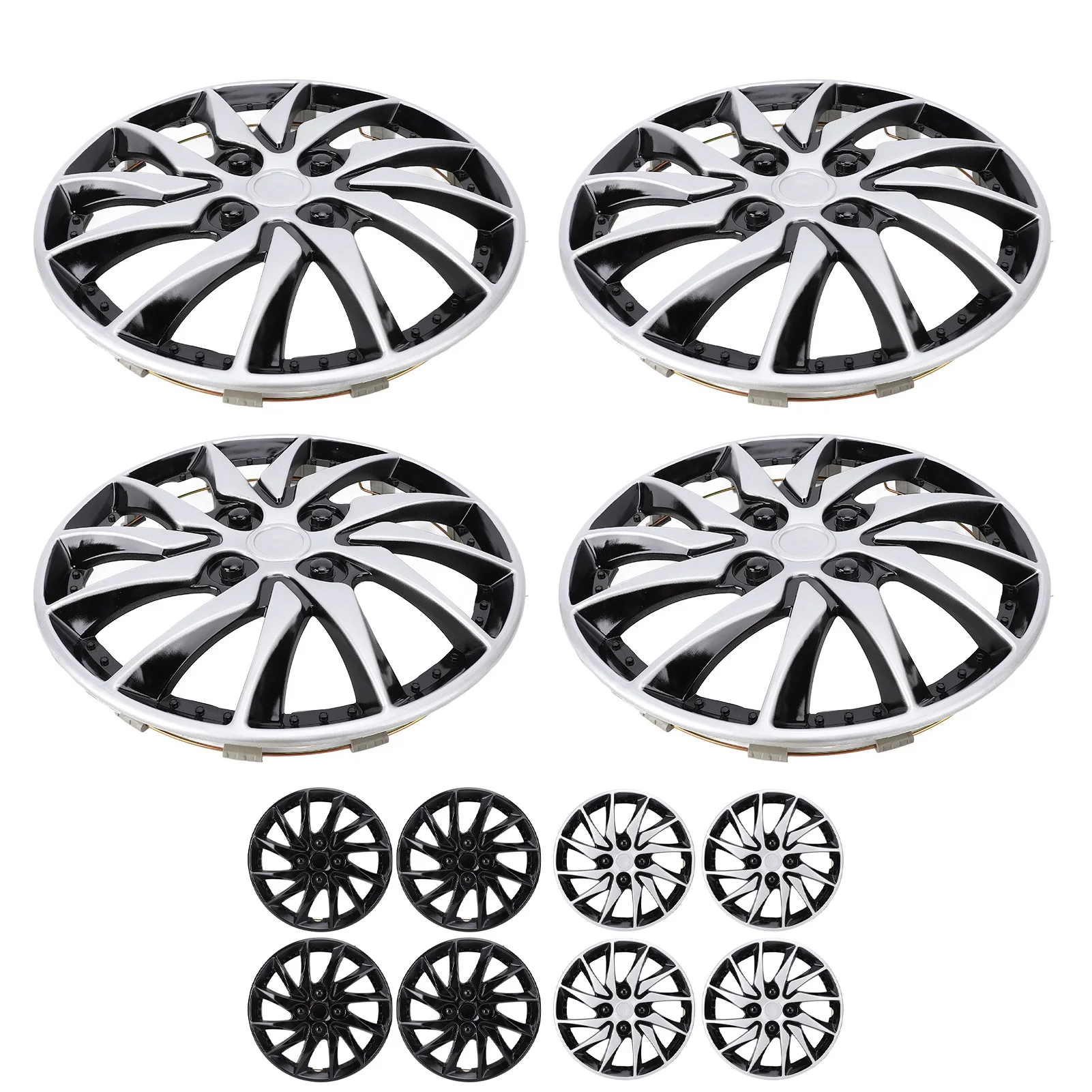 14in Hubcap Wheel Cover Stylish Look Scratch Proof Protective Wheel Rim Cover Replacement for   Wheel Rim Cover