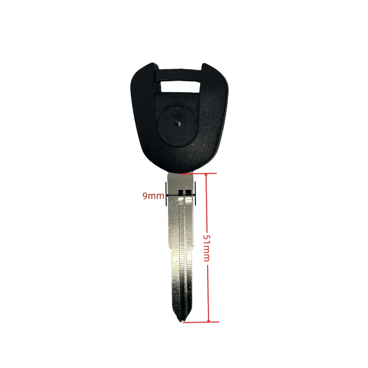혼다 CB1000 ST1300 VFR800용 오토바이 키, 미가공 키, 칩 장착 가능, 탈부착식 칩 오토바이 키