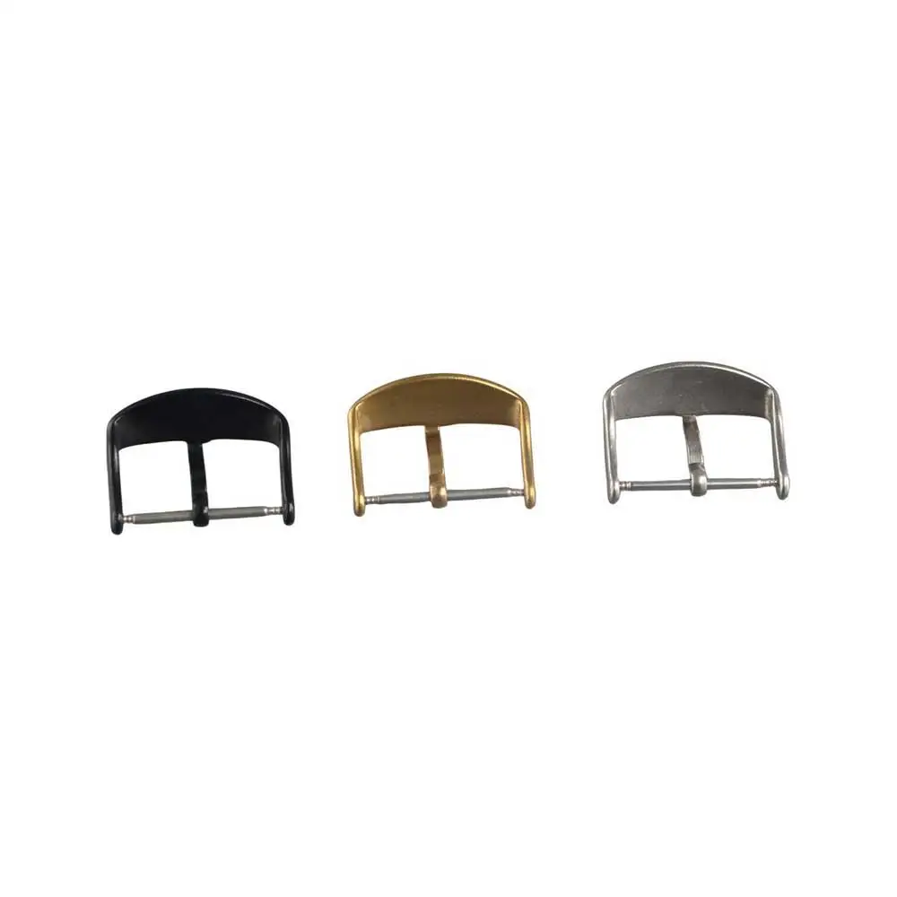 Solid Stainless Steel Watchband Buckle - Spare Watch Strap Clasp Accessory